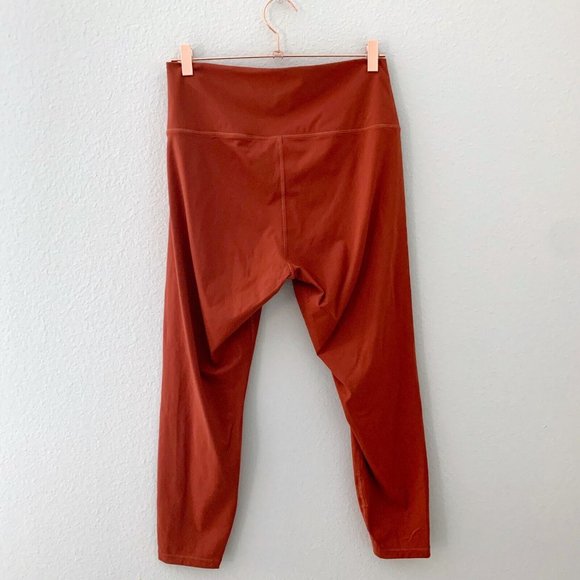 Everlane The Perform Legging Brandy Rose Red High Rise Size XL - Picture 7 of 7